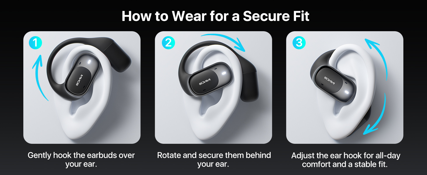 open earbuds wireless bluetooth