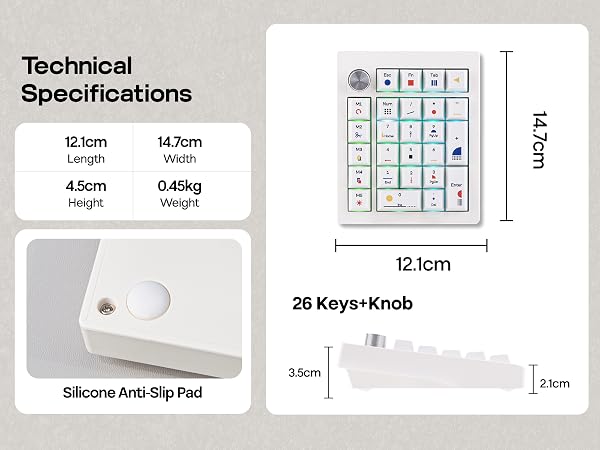 EPOMAKER TH26 Wireless Numpad