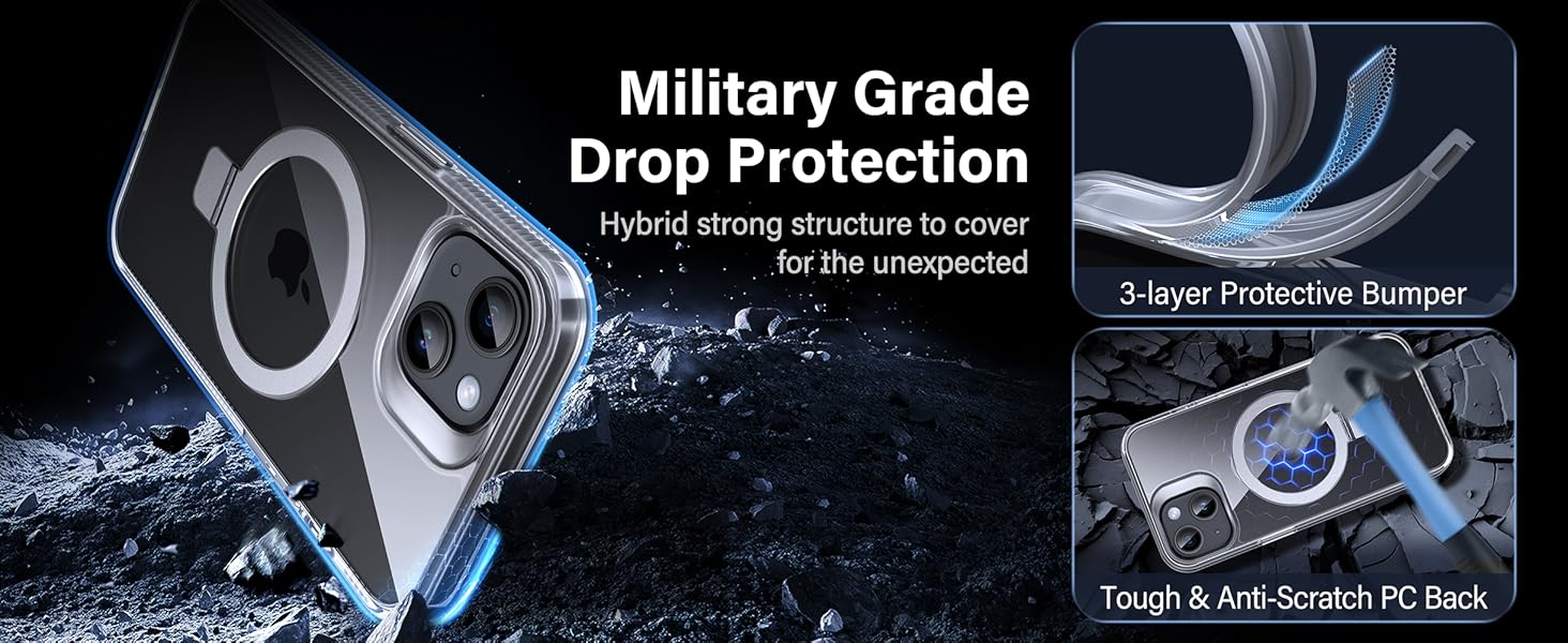iphone 13 case with magnetic ring