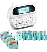 EazeID M950 Label Maker Machine with 9 Color Tapes, Rechargeable Backlit Label Maker Waterproof-L...