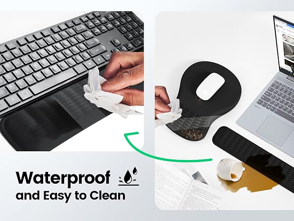 keyboard and mouse pad