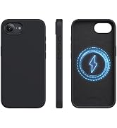 NIMASO for iPhone 16e Case Compatible with MagSafe, Magnetic Silicone Phone Case for iPhone 16e, ...