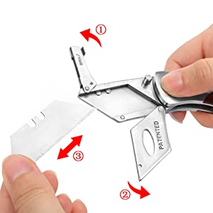 Patented Quick-Change Blade Replacement Mechanism