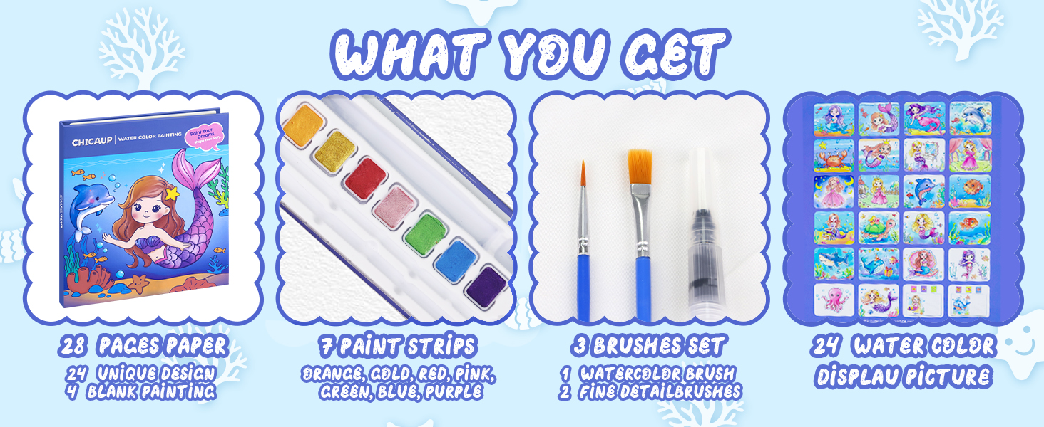 Mess Free Watercolor Painting Kit