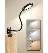 deeloop Clip on Light Infinite Dimmable Reading Lights for Books in Bed Headboard, 450LM Touch Co...