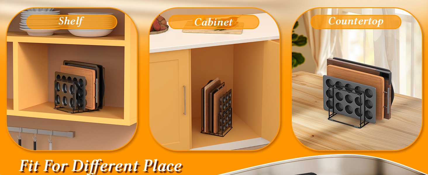 cookie sheet organizer for cabinet cutting board organizer cutting board rack