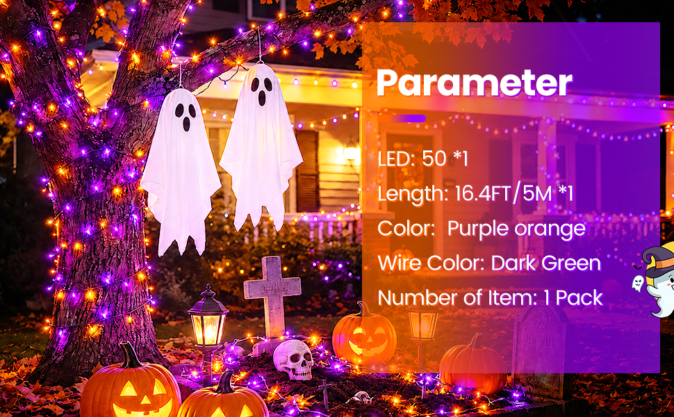 Purple Halloween Lights