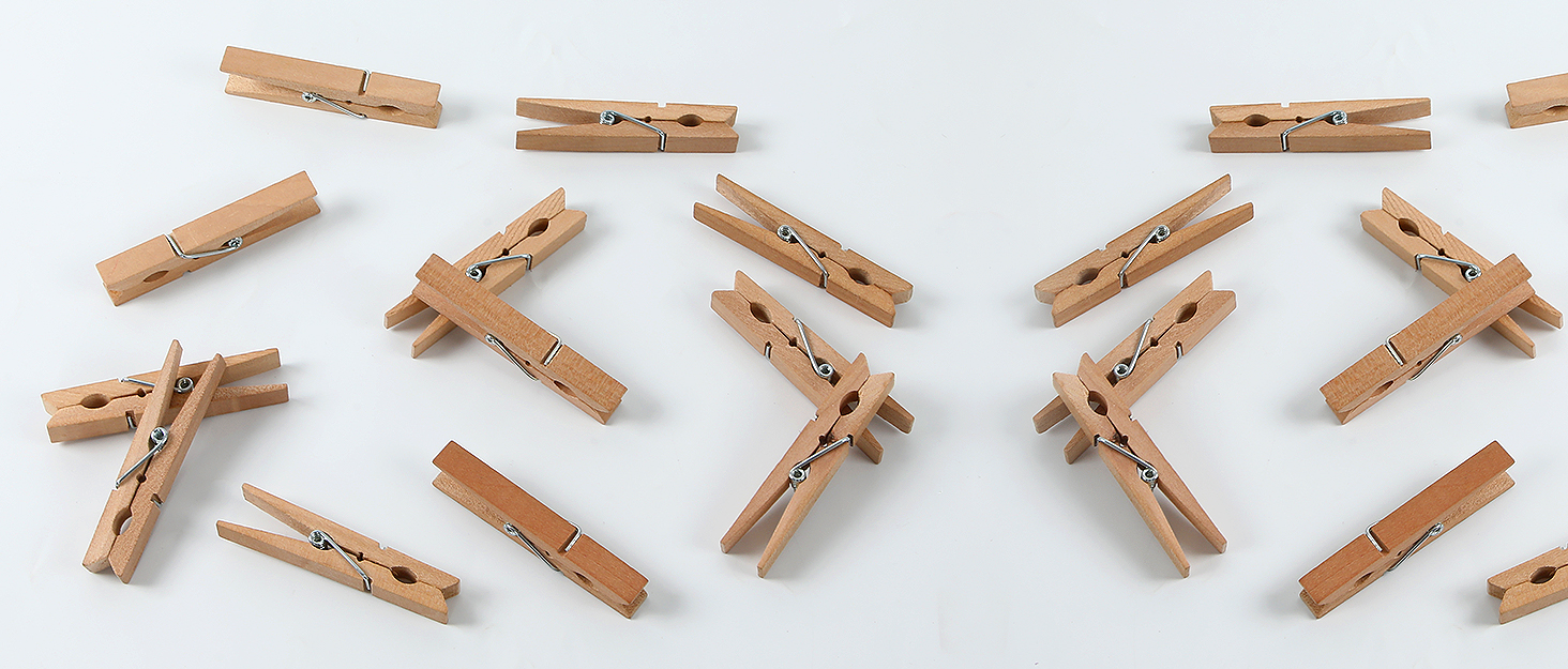 wooden clothespins