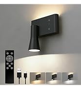 Kitloo LED Wall Lamps, Wall Lights with Remote & Touch Control, 10000mAh Dimmable Wall Mounted Li...