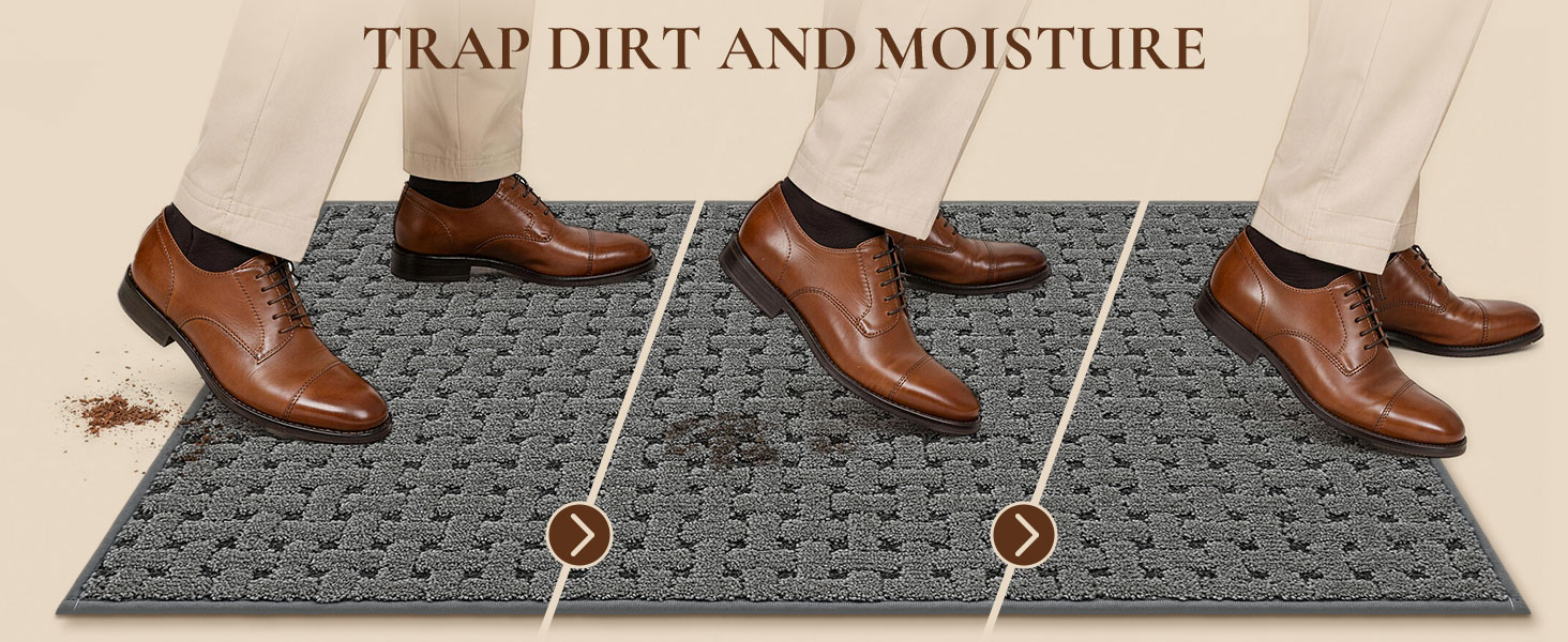 dirt trapper door mat indoor
