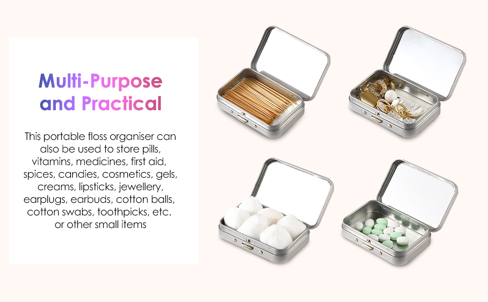 Gerkia Dental Floss Portable Case
