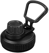 Spout Lid for Wide Mouth 14, 32, 40, 64, 128oz Water Bottles, Replacement Lid Accessories for Spo...