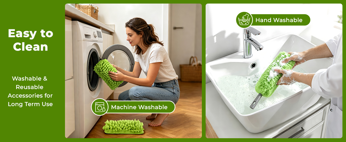 Machine and Hand Washable