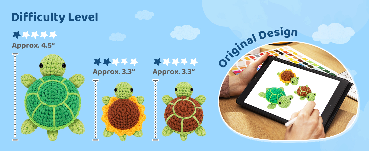 turtle crochet kit