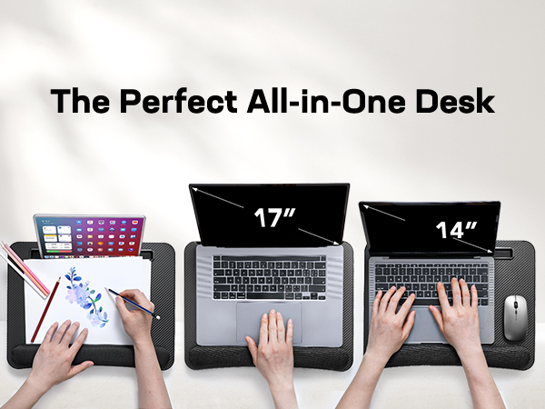 HNLD12B laptop lap desk lap desk with cushion laptop stand for bed for adults