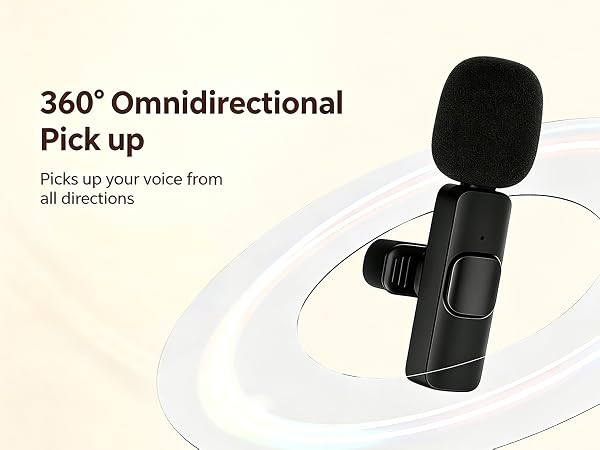 wireless lavalier mic for iphone