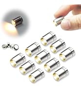 SUZEYAR 10 pcs Miniature Led Lights,Tiny Lights for Hand Craft/DIY,Miniature Lights Battery Power...