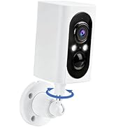 Security Cameras Wireless Outdoor 355° Pan Rotating 2K Color Night Vision Cameras for Home Securi...