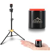 EASTROCK MINI Practice Drum Pad With Stand, 1.57 Inches Silent Drum Pad, Silicone Dumb Drum for B...