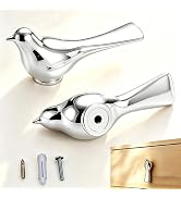 Sutfmwe Bird Cabinet Knobs and Hooks Set Zinc Alloy Drawer Pulls Handles for Kitchen Bedroom Bath...
