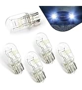 WZP 5 PCS 7443 Bulbs, T20 7444 1891 21/5W Glass Turn Signal Stop Brake Tail Light-Bulbs, DRL Indi...