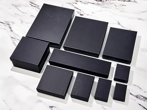 the display guys cotton insert filled kraft paper jewelry gift box case mailing shipping package