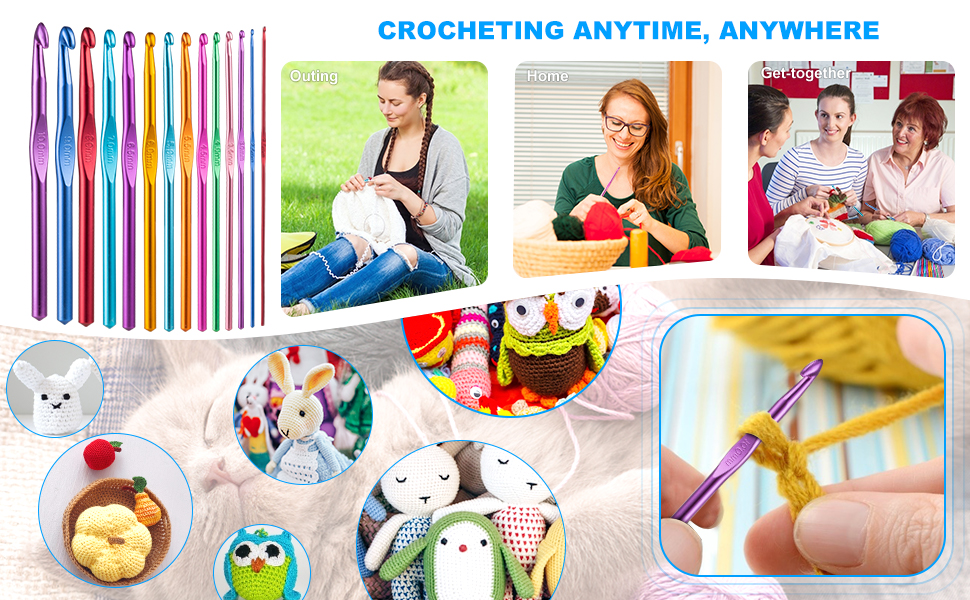 crochet hooks crochet hook 2mm2.5mm3mm3.5mm4mm4.5mm5mm5mm5.5mm6mm6.5mm7mm8mm9mm10mm crochet hook