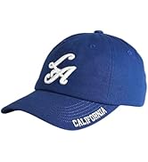 E BY ELIDAN LA California 3D Interlock Embroidered Dad Hat – “California” Brim, “Los Angeles” Bac...
