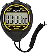 FCXJTU Digital Simple Stopwatch Timer, No Bells, No Alarm, Simple Basic Operation, Silent, Clear ...