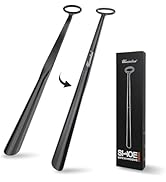 MAXIMILIAN Shoe Horn Extra Long Handle for Seniors Detachable Shoehorn 2Pcs Durable Sturdy Plasti...