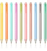 Ballpoint Pens, 10 Pcs Pens Fine Point Smooth Writing Pens, Nice Cute Pens For Journaling, Black ...