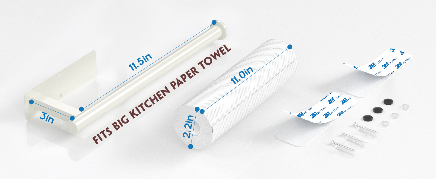 under cabinet paper towel holder