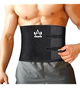 VIMUSFUN Waist Trimmer Belt Men Sweat Band Stomach Wrap Waist Trainer for Women