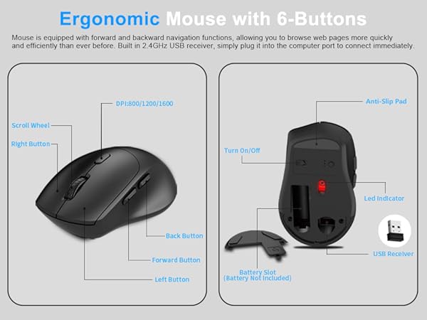 wireless keyboard mouse combo