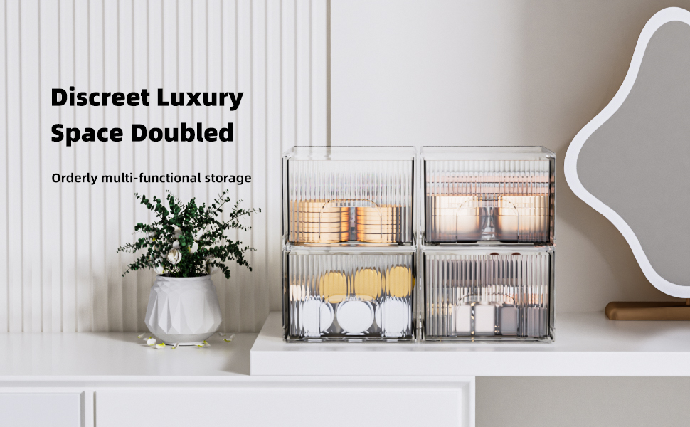 Our cosmetic organisers come in a variety of designs to suit different needs and styles.