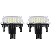 Opuweiy 2 PCS Car LED License Plate Light, License Plate Lamp Assembly, Automotive LED Tag Lights...