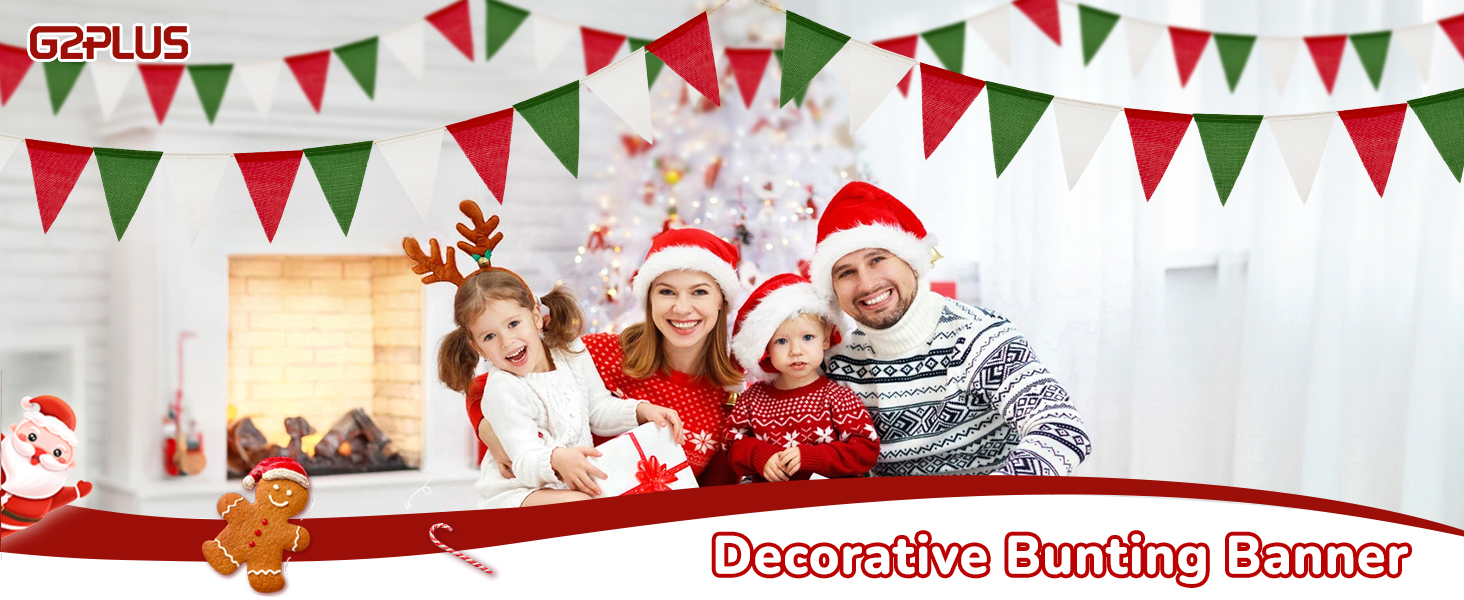 Christmas Burlap Banners