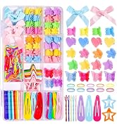 Teenitor Hair Accessories for Girls 193pcs Hair Clips Kit Toddler Hair Accessories, Mini Hair Cli...