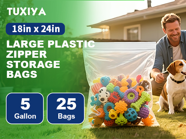 5 gallon ziploc bags