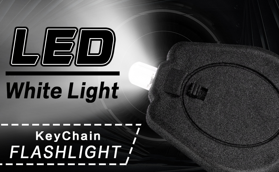Small Bright Mini LED Keychain Light Key Ring Flashligh for Outdoor Activities Emergency Light