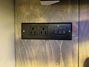 Recessed Power Strip USB C