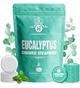 Shower Steamers Aromatherapy Organic Eucalyptus & Mint Essential Oil, 5-Pack Shower Bombs Birthda...