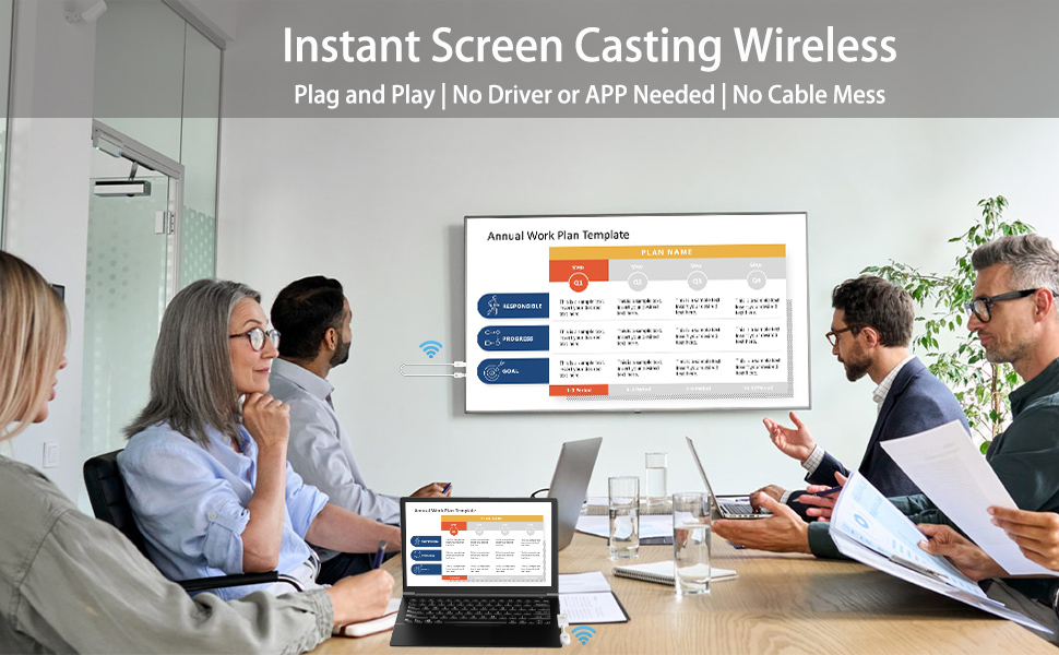 wireless hdmi transmitter and receiver instand screen cast to hdmi tv projector