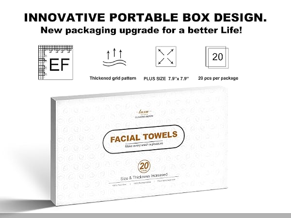portable box washcloth