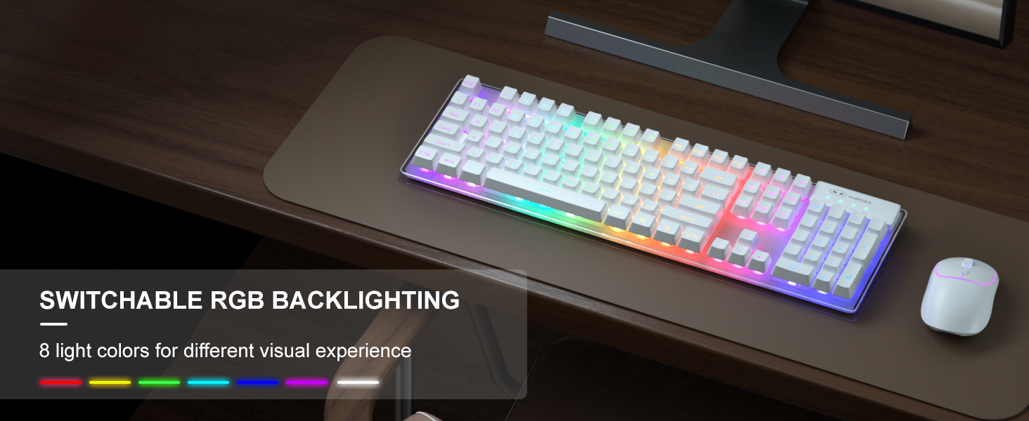 SWITCHABLE RGB BACKLIGHTING