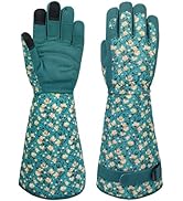 MSUPSAV Gardening Gloves for Women and Men, Thorn Proof&Puncture Resistance Garden Gloves,Gauntle...