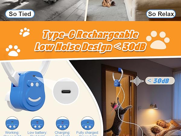 hanging cat toy