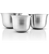 Eva Solo | Green tools Mixing bowl set 3 pcs. | Set of three stackable mixing bowls with round ba...