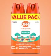 OFF! Family Care Insect & Mosquito Repellent, Bug Spray Containing 15% DEET, Protects Against Mos...