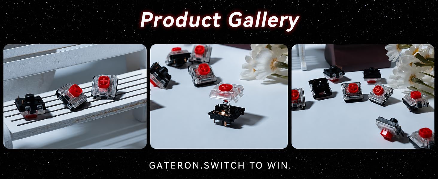 GATERON KS-33 Low Profile Silent 2.0 Keyboard Switches